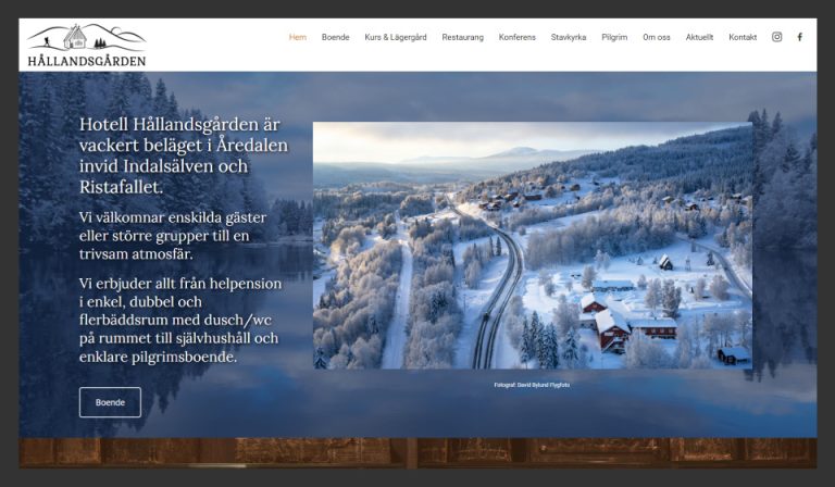 Hemsida Hållandsgården