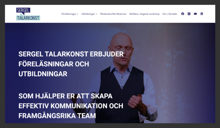 Nordiska Stil - Hemsida Sergel Talarkonst
